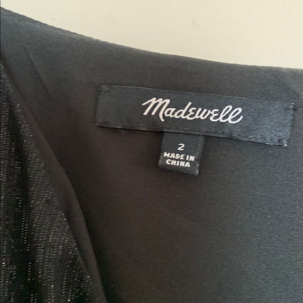 Madewell Shimmer Ruffle Cami Dress Size 2 - Picture 6 of 8